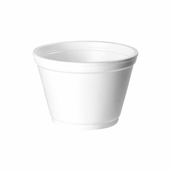 PT-180 - Pote Termico Isopor EPS 180ml Copobras - Pacote Com 50 Unidades