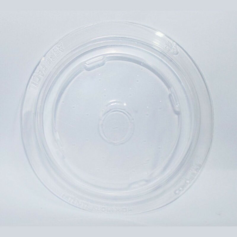 TCT-360 Tampa Plastica Transparente PP Para Pote Isopor 360ml Copobras - Pacote Com 50 Unidades