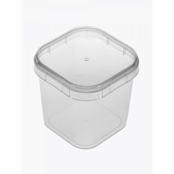 Pote Quadrado Com Tampa 220ml Plastilania - Pacote Com 10 Unidades Pote Quadrado Com Tampa 220ml Plastilania - Pacote Com 10 Unidades