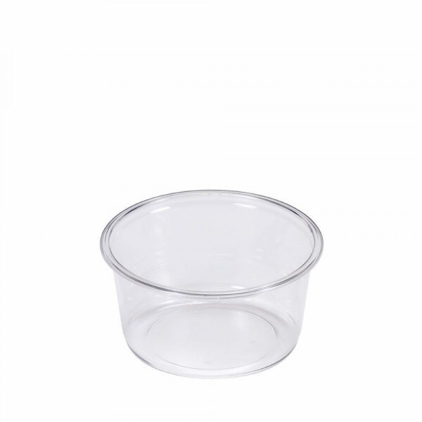 Pote Redondo PET Cristal 360ml Monouso - Pacote Com 25 Unidades Pote Redondo PET Cristal 360ml Monouso - Pacote Com 25 Unidades