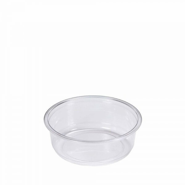 Pote Redondo PET Cristal 240ml Monouso - Pacote Com 25 Unidades Pote Redondo PET Cristal 240ml Monouso - Pacote Com 25 Unidades