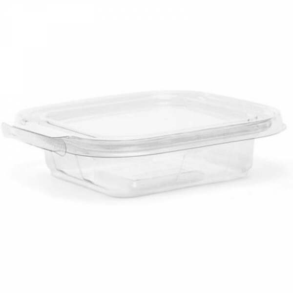 F730 - Pote Retangular Transparente 250ml Fibraform - Caixa Com 100 unidaddes F730 - Pote Retangular Transparente 250ml Fibraform - Caixa Com 100 unidaddes