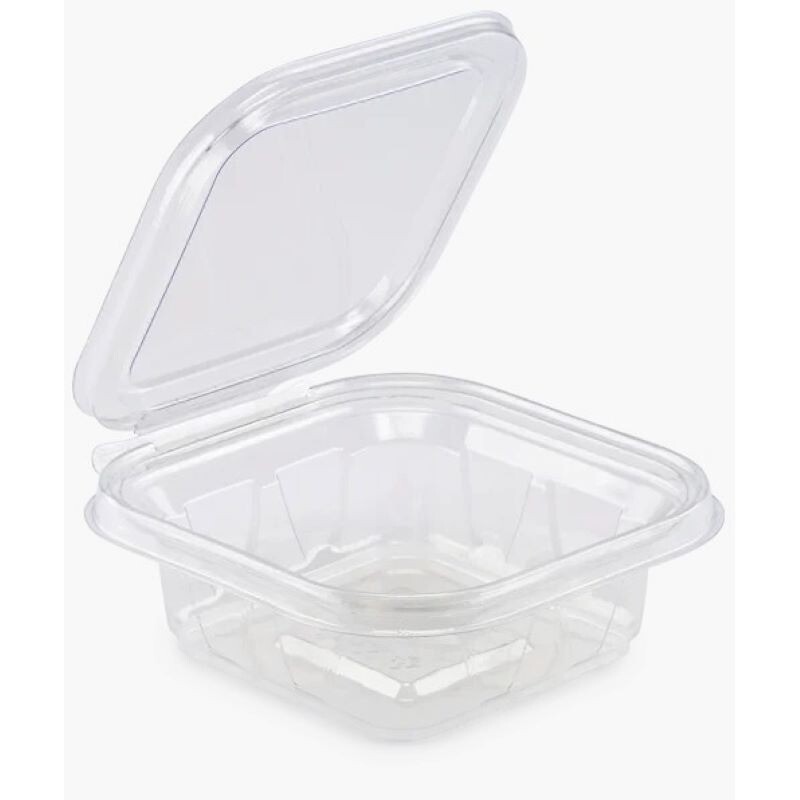 F 731 - Pote Quadrado Com Lacre 300ml Fibraform - Caixa Com 100 Unidades