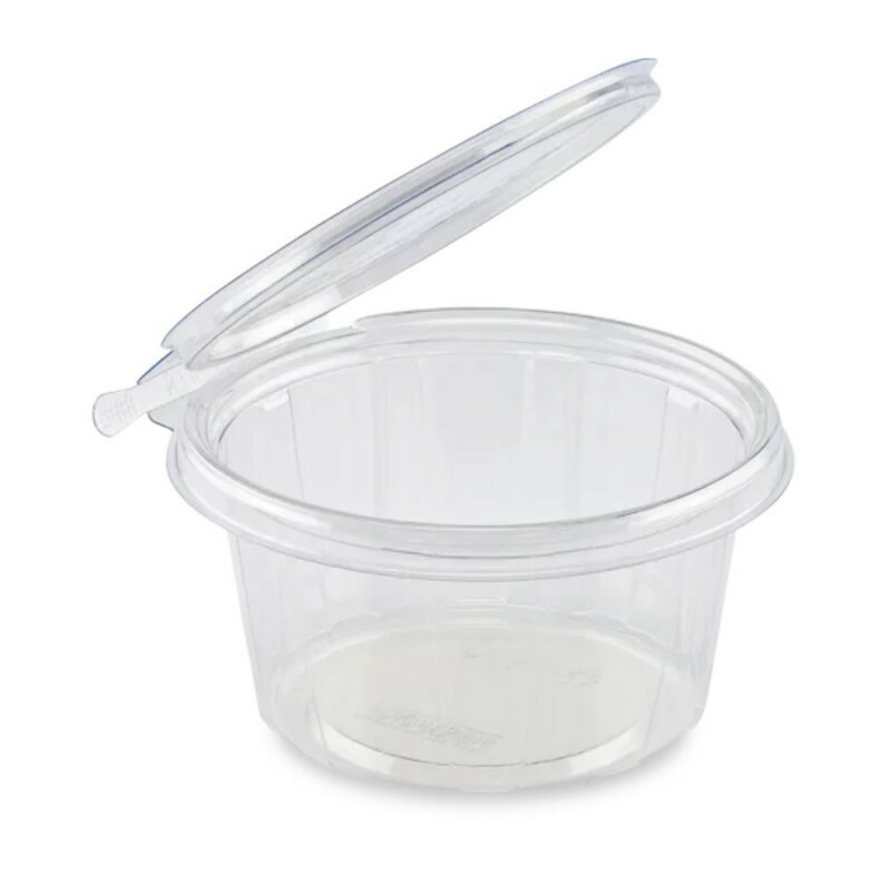 F 771 - Pote PET Redondo Com Lacre 500ml Fibraform - Caixa Com 100 Unidades F 771 - Pote PET Redondo Com Lacre 500ml Fibraform - Caixa Com 100 Unidades