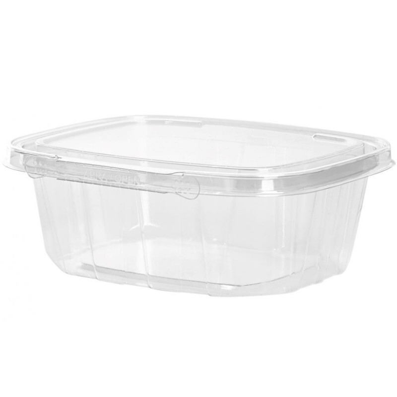 F982 - Pote Retangular Com Lacre 840ml Fibraform - Caixa Com 100 Unidades F982 - Pote Retangular Com Lacre 840ml Fibraform - Caixa Com 100 Unidades