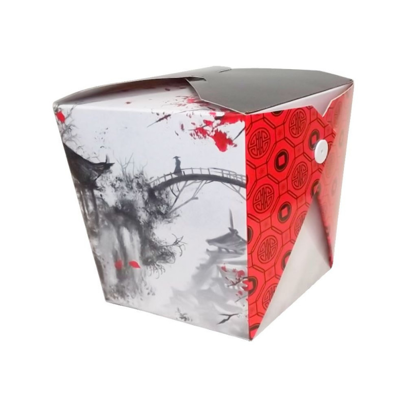 Embalagem Box Oriental 500ml - Pacote Com 100 Unidades Embalagem Box Oriental 500ml - Pacote Com 100 Unidades