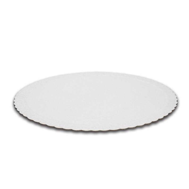 Cake Board Branco Redondo 220mm Niagara - Pacote Com 10 Unidades