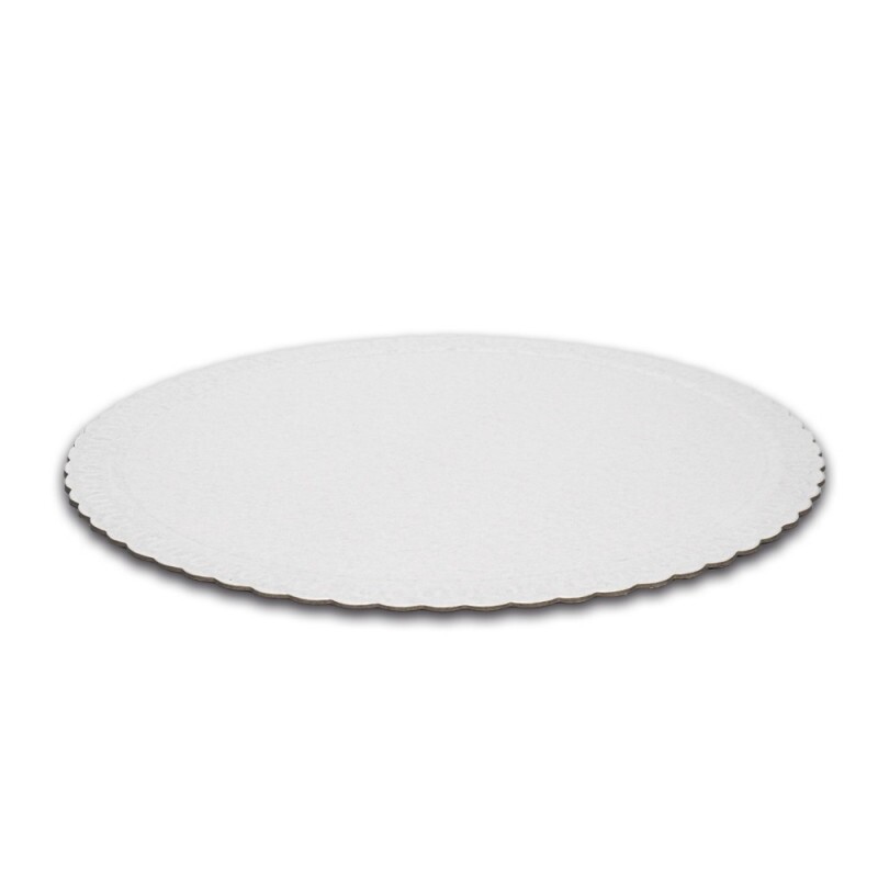 Cake Board Branco Redondo 220mm Niagara - Pacote Com 10 Unidades Cake Board Branco Redondo 220mm Niagara - Pacote Com 10 Unidades