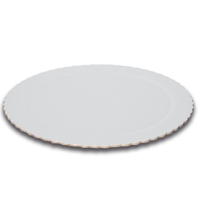 Cake Board Branco Redondo 240mm Niagara - Pacote Com 10 Unidades Cake Board Branco Redondo 240mm Niagara - Pacote Com 10 Unidades