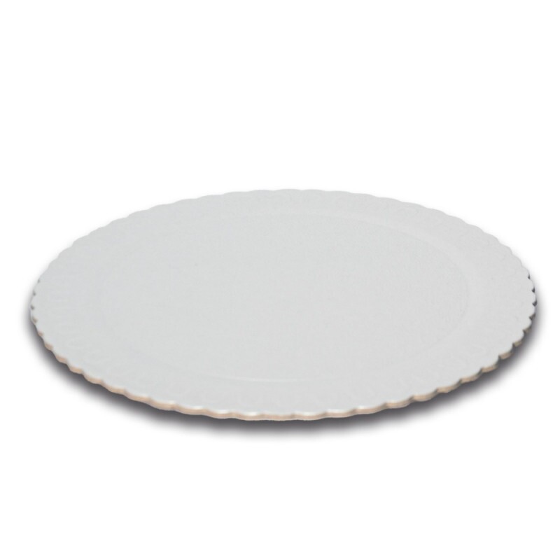 Cake Board Branco Redondo 260mm Niagara - Pacote Com 10 Unidades Cake Board Branco Redondo 260mm Niagara - Pacote Com 10 Unidades