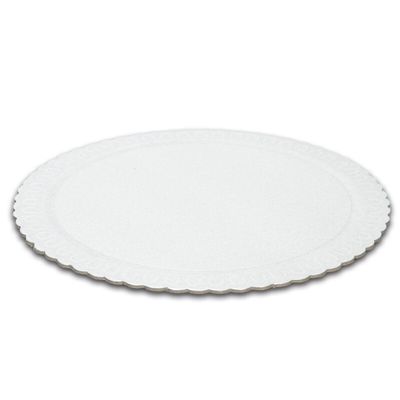 Cake Board Branco Redondo 280mm Niagara - Pacote Com 10 Unidades Cake Board Branco Redondo 280mm Niagara - Pacote Com 10 Unidades