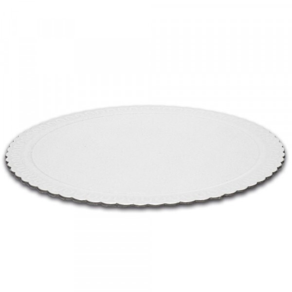 Cake Board Branco Redondo 320mm Niagara - Pacote Com 10 Unidades Cake Board Branco Redondo 320mm Niagara - Pacote Com 10 Unidades