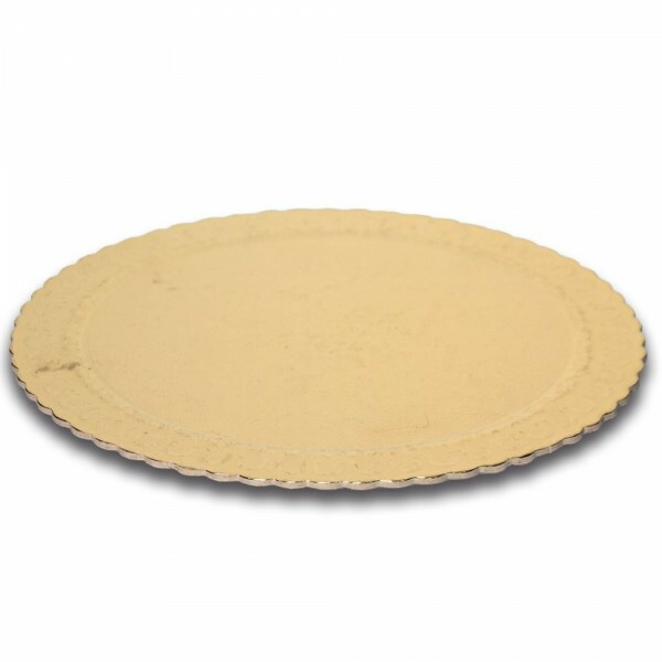 Cake Board Dourado Redondo 220mm Niagara - Pacote Com 10 Unidades Cake Board Dourado Redondo 220mm Niagara - Pacote Com 10 Unidades