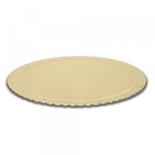 Cake Board Dourado Redondo 240mm Niagara - Pacote Com 10 Unidades Cake Board Dourado Redondo 240mm Niagara - Pacote Com 10 Unidades