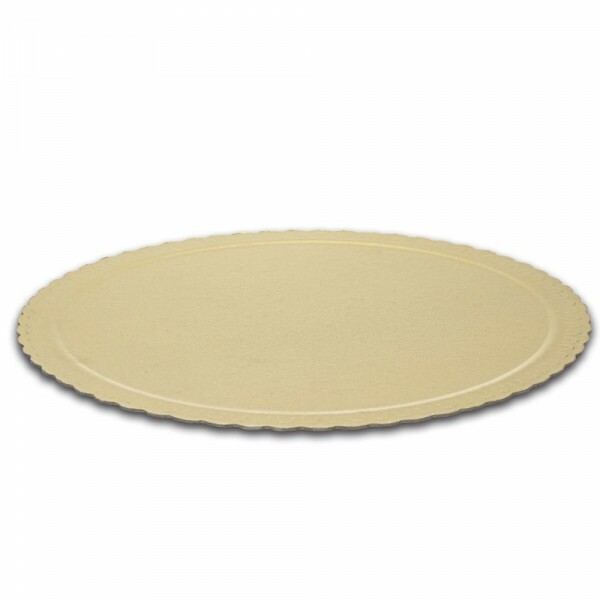 Cake Board Dourado Redondo 260mm Niagara - Pacote Com 10 Unidades Cake Board Dourado Redondo 260mm Niagara - Pacote Com 10 Unidades