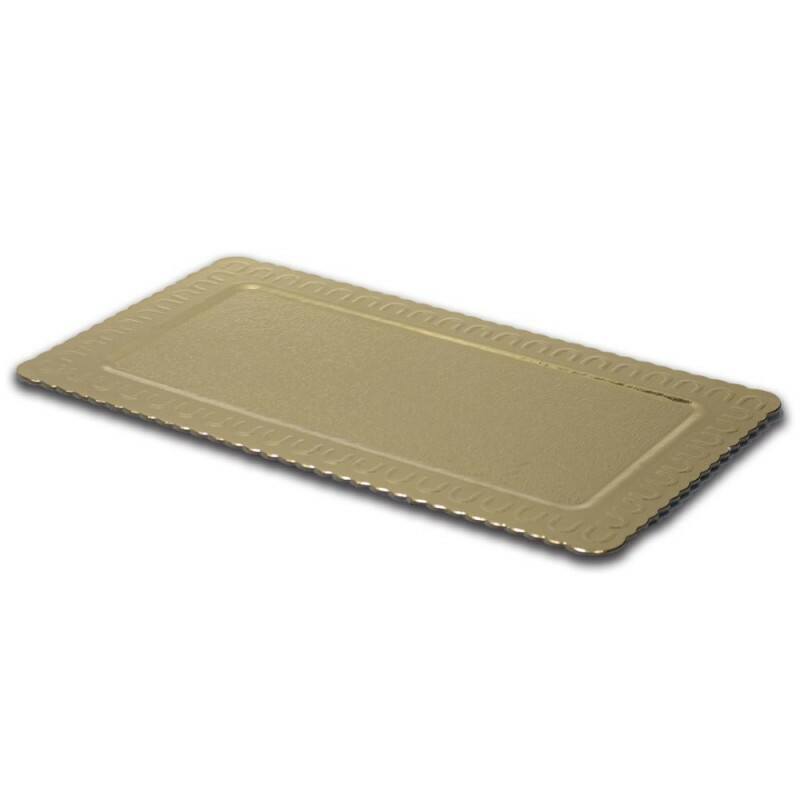 Cake Board Dourado Retangular 200x350mm Niagara - Pacote Com 10 Unidades Cake Board Dourado Retangular 200x350mm Niagara - Pacote Com 10 Unidades