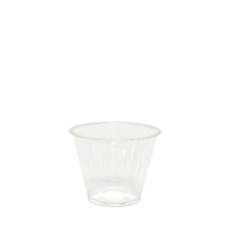 Copo PET Cristal 270ml Monouso - Pacote Com 50 Unidades