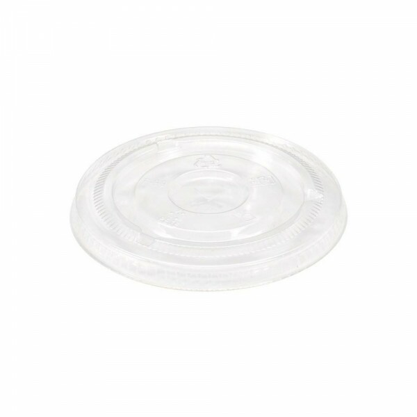 Tampa Plana Plastica Com Furo 92mm Monouso - Pacote Com 50 Unidades