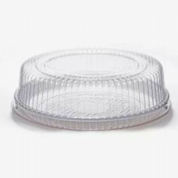 PF 32 B Embalagem Cristal Redonda Baixa Confeitaria Base Branca - Mini Torta Packform - Caixa Com 100 Unidades