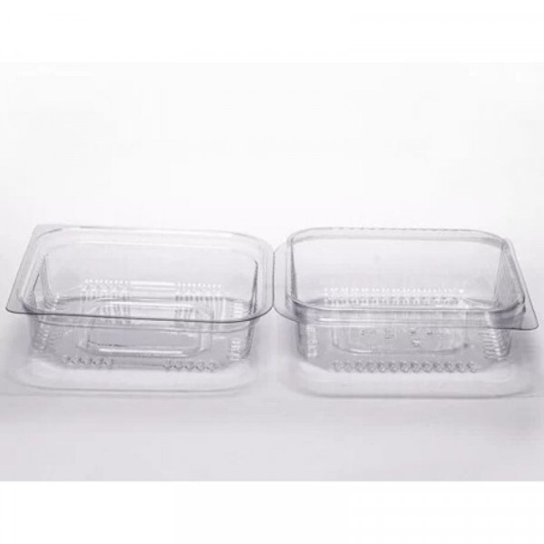 PF 641 Embalagem Cristal Articulada Doce Quadrado Packform - Caixa Com 300 Unidades