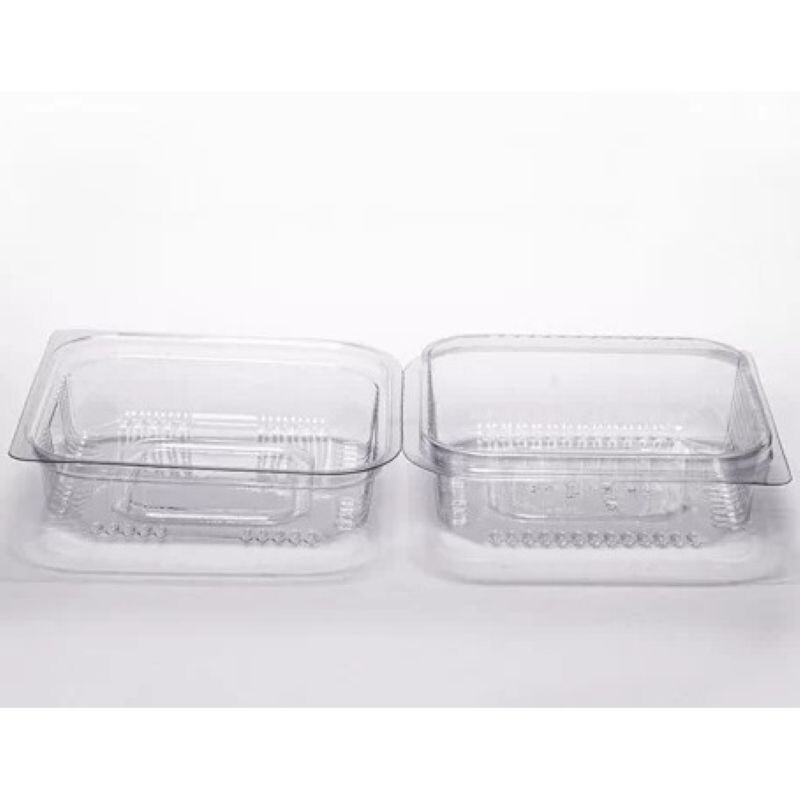 PF 641 Embalagem Cristal Articulada Doce Quadrado Packform - Caixa Com 300 Unidades