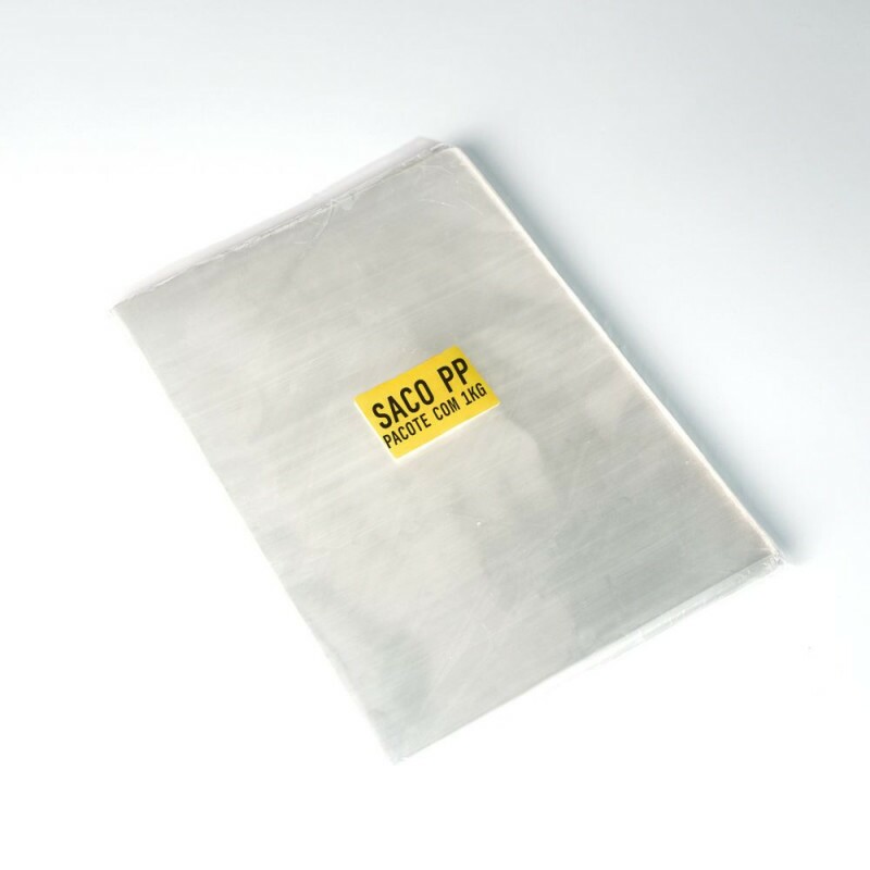 Saco PP Polipropileno - 12 X 20 X 0,006 - Pacote Com 1kg Saco PP Polipropileno - 12 X 20 X 0,006 - Pacote Com 1kg