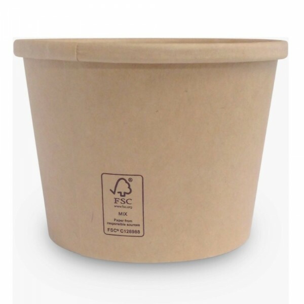 Pote De Papel Ecoline 240ml Pacote Com 25 Unidades