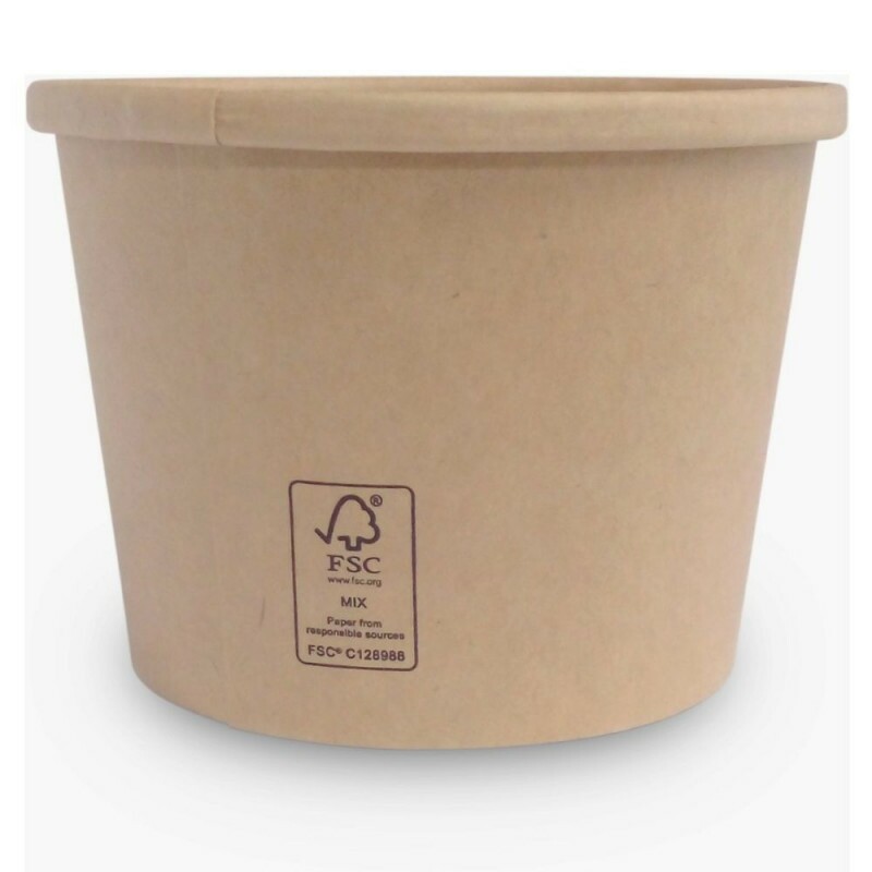 Pote De Papel Ecoline 360ml Pacote Com 25 Unidades