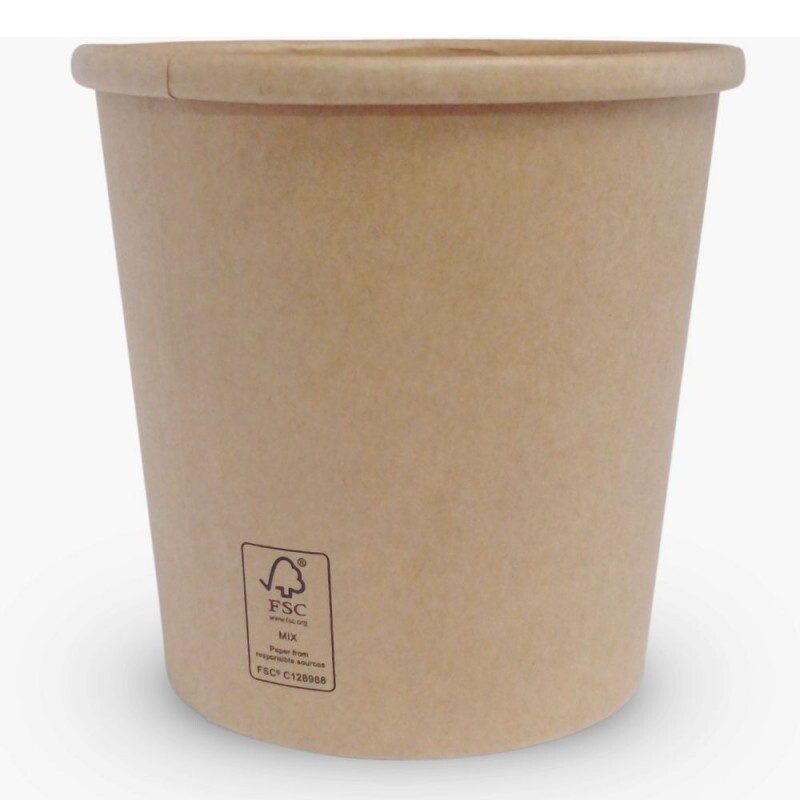 Pote De Papel Ecoline 480ml Pacote Com 25 Unidades
