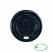 Tampa Plastica Preta Para Copo Ecoline 120ml Pacote Com 50 Unidades