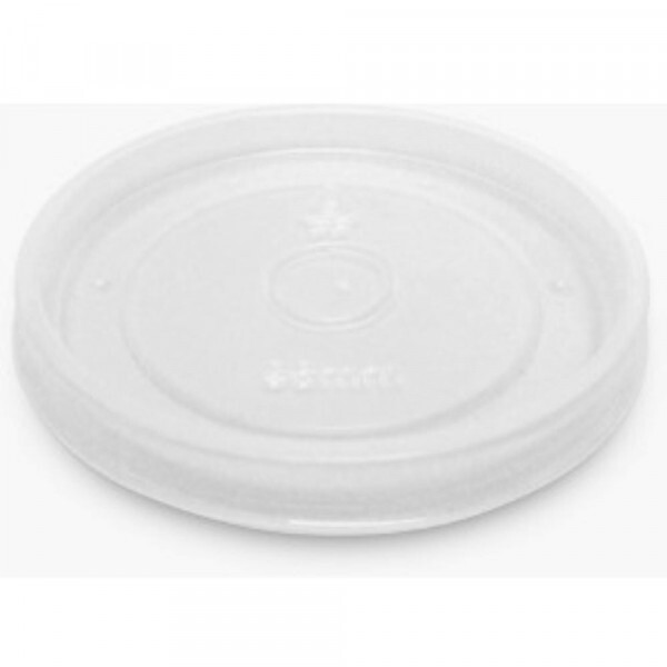 Tampa Plastica Transparente Para Pote Ecoline 240ml - 360ml - 480ml Pacote Com 25 Unidades