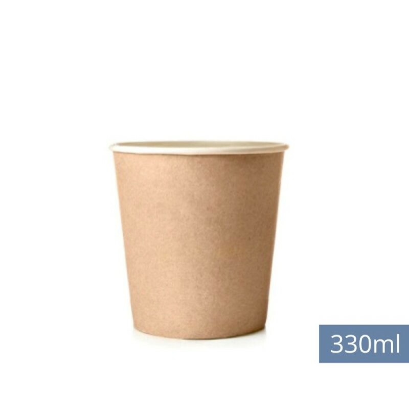 Copo De Papel Kraft 330ml Monouso - Pacote Com 50 Unidades Copo De Papel Kraft 330ml Monouso - Pacote Com 50 Unidades